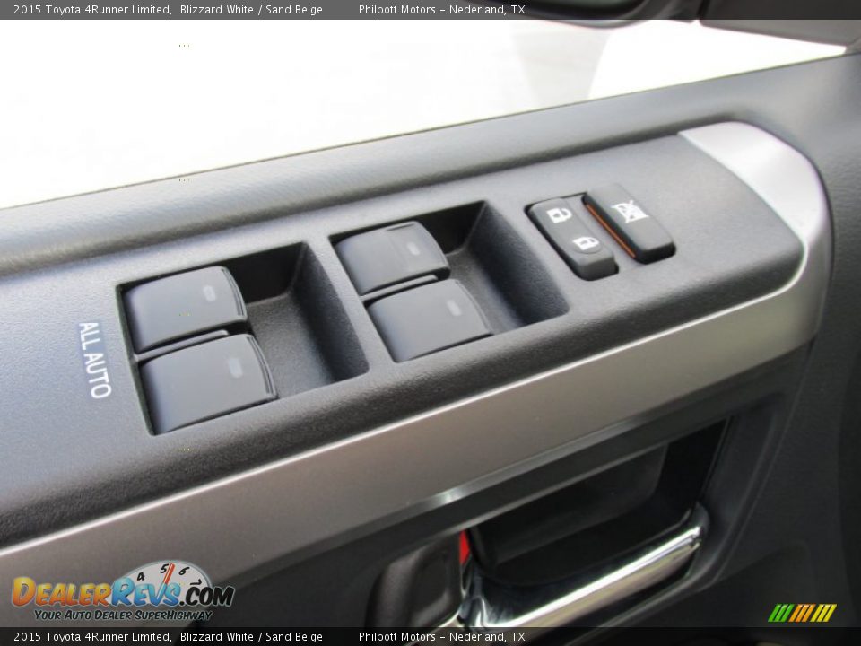 2015 Toyota 4Runner Limited Blizzard White / Sand Beige Photo #23