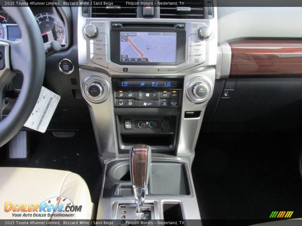 2015 Toyota 4Runner Limited Blizzard White / Sand Beige Photo #28