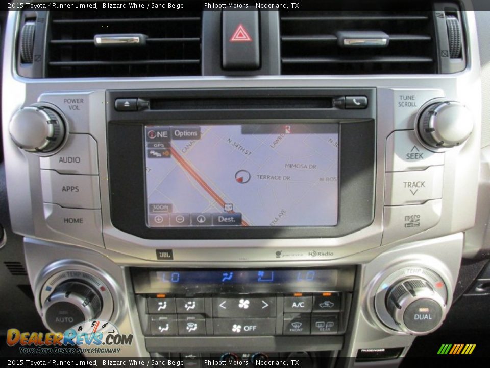 2015 Toyota 4Runner Limited Blizzard White / Sand Beige Photo #29