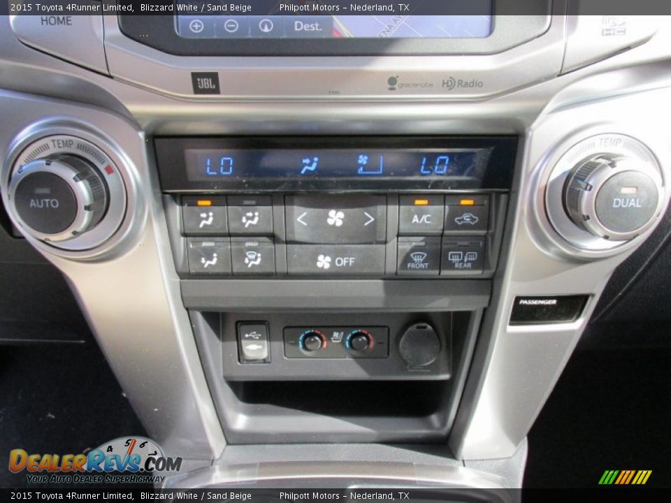 2015 Toyota 4Runner Limited Blizzard White / Sand Beige Photo #30