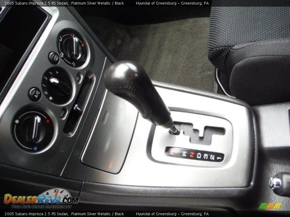 2005 Subaru Impreza 2.5 RS Sedan Platinum Silver Metallic / Black Photo #14