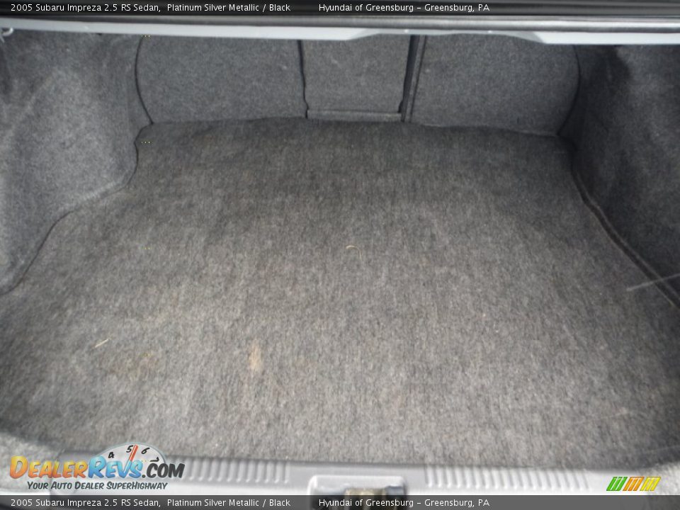 2005 Subaru Impreza 2.5 RS Sedan Platinum Silver Metallic / Black Photo #19