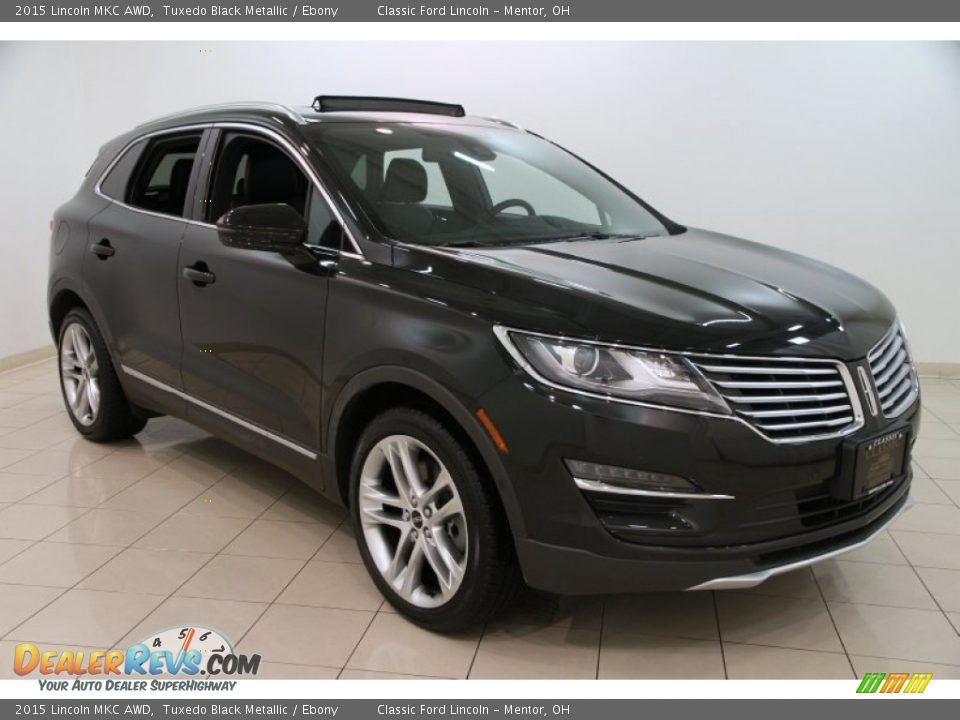 2015 Lincoln MKC AWD Tuxedo Black Metallic / Ebony Photo #1