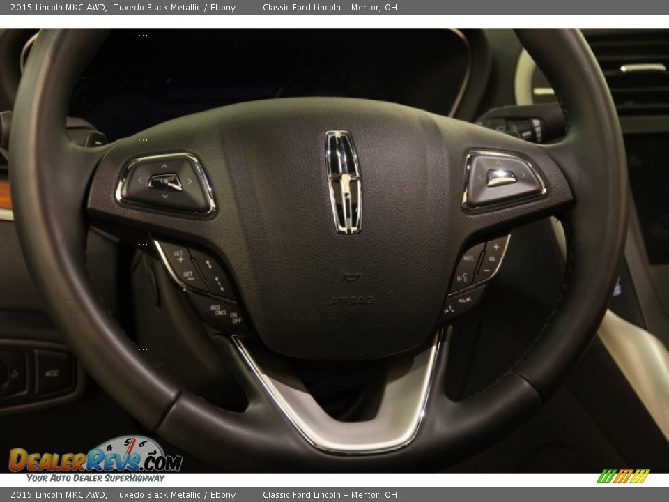 2015 Lincoln MKC AWD Tuxedo Black Metallic / Ebony Photo #6
