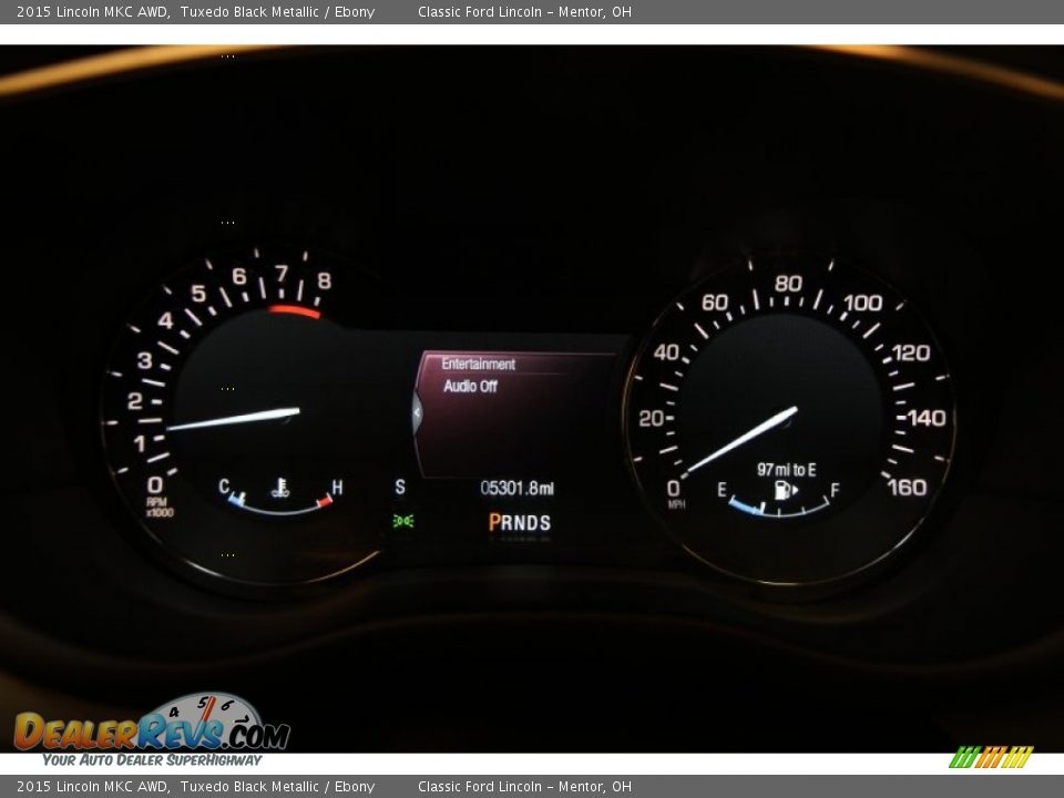 2015 Lincoln MKC AWD Tuxedo Black Metallic / Ebony Photo #7