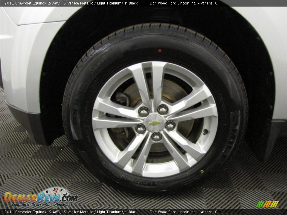 2011 Chevrolet Equinox LS AWD Silver Ice Metallic / Light Titanium/Jet Black Photo #27