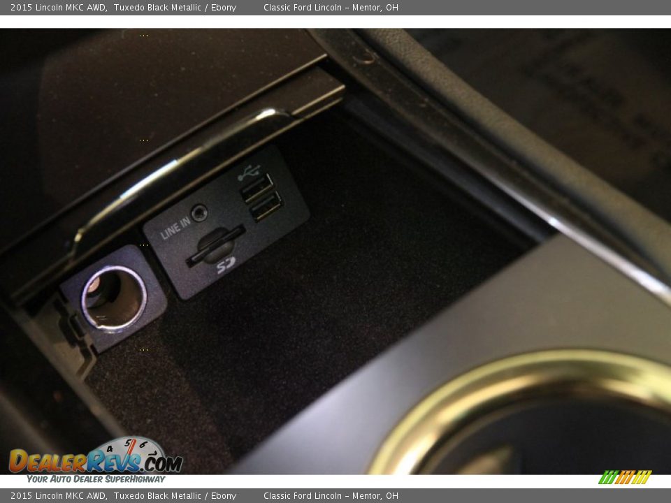 2015 Lincoln MKC AWD Tuxedo Black Metallic / Ebony Photo #23