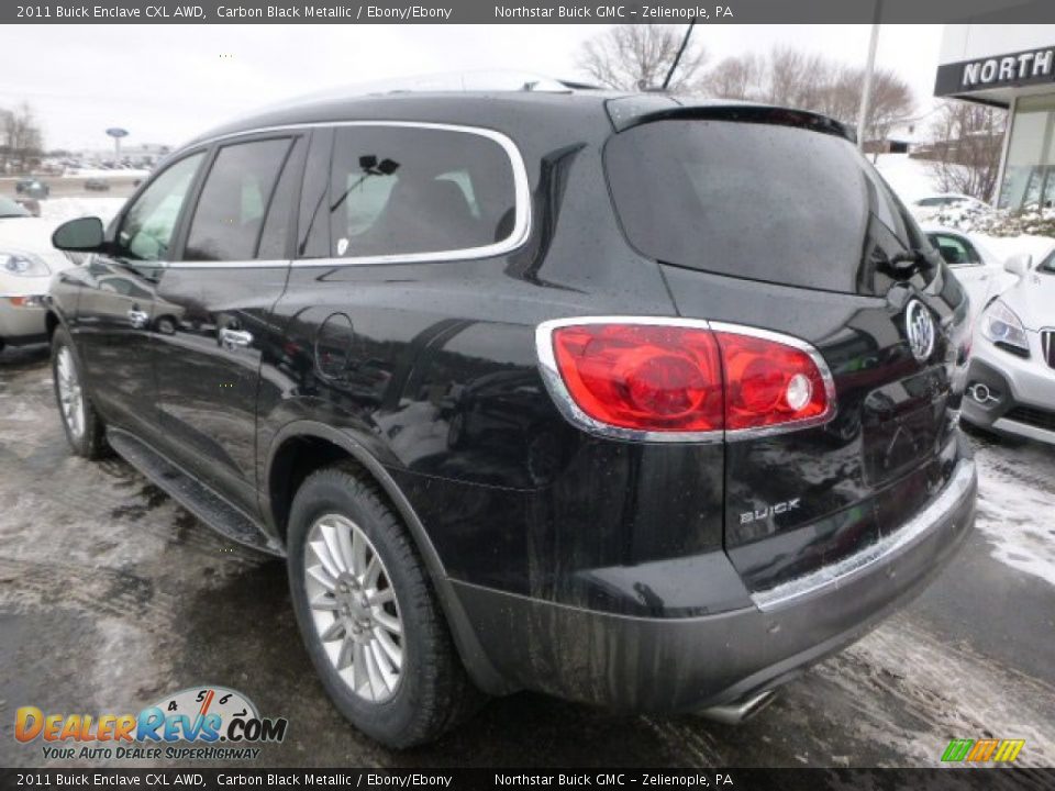 2011 Buick Enclave CXL AWD Carbon Black Metallic / Ebony/Ebony Photo #3