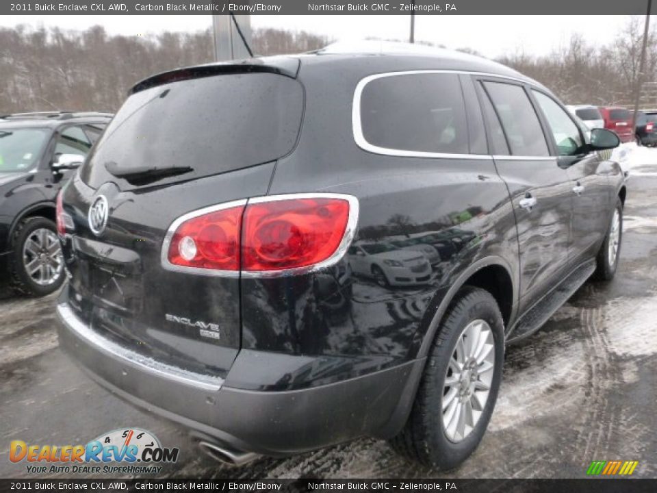 2011 Buick Enclave CXL AWD Carbon Black Metallic / Ebony/Ebony Photo #5