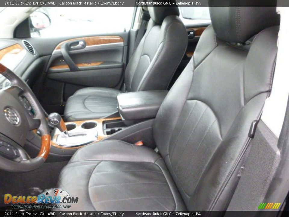 2011 Buick Enclave CXL AWD Carbon Black Metallic / Ebony/Ebony Photo #11
