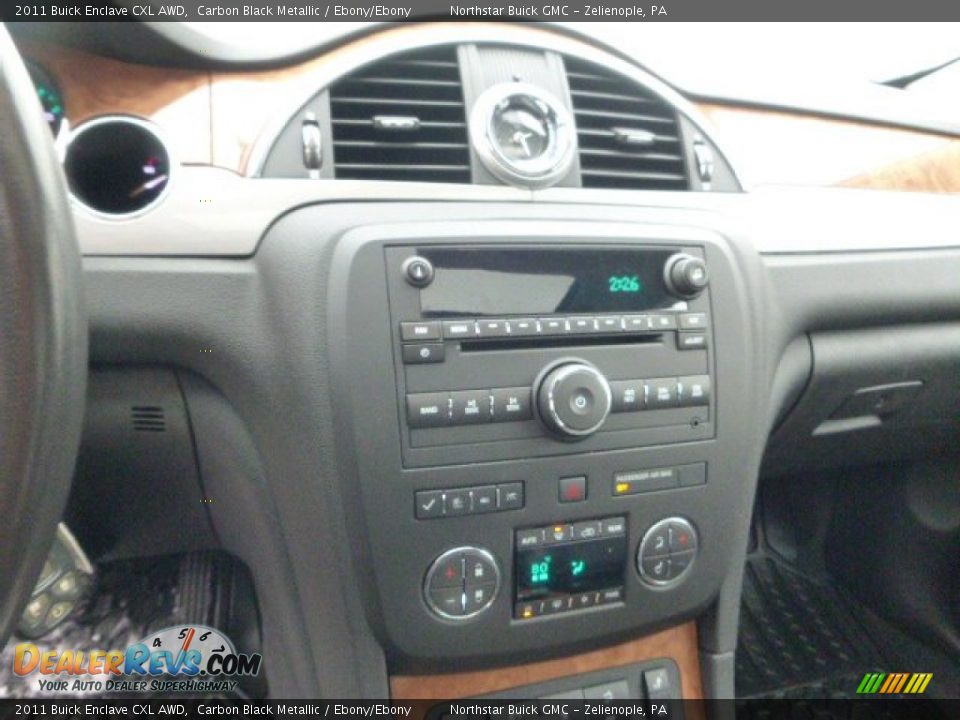 2011 Buick Enclave CXL AWD Carbon Black Metallic / Ebony/Ebony Photo #17