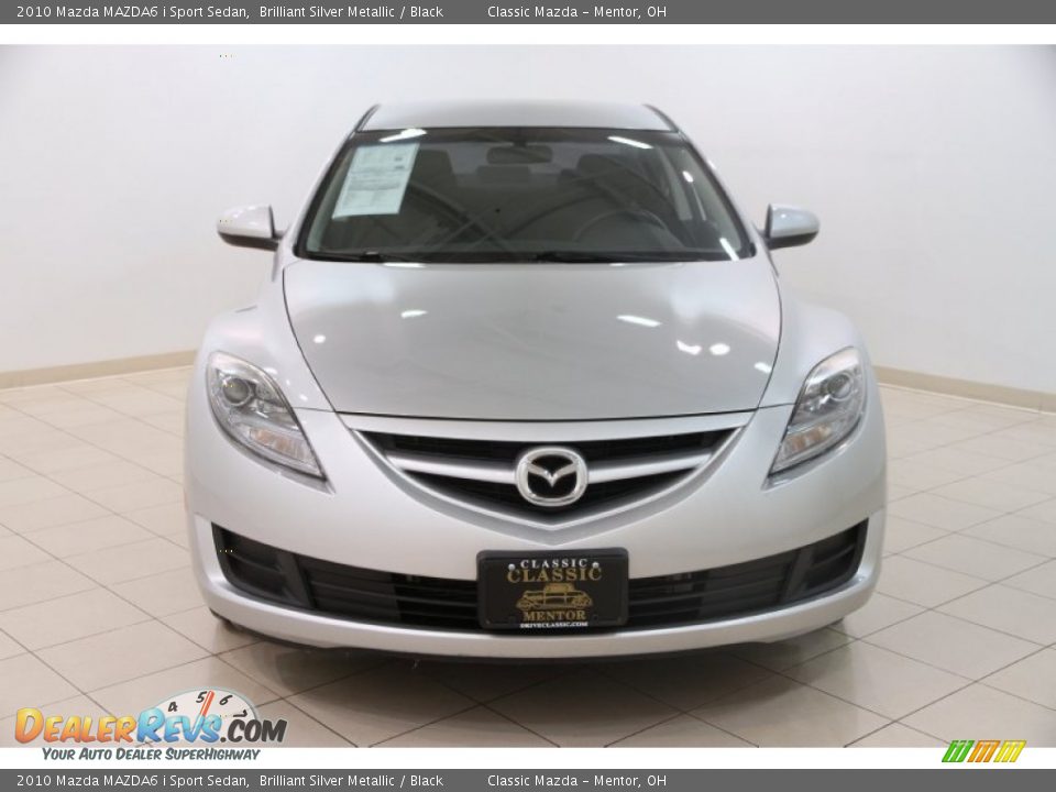 2010 Mazda MAZDA6 i Sport Sedan Brilliant Silver Metallic / Black Photo #2