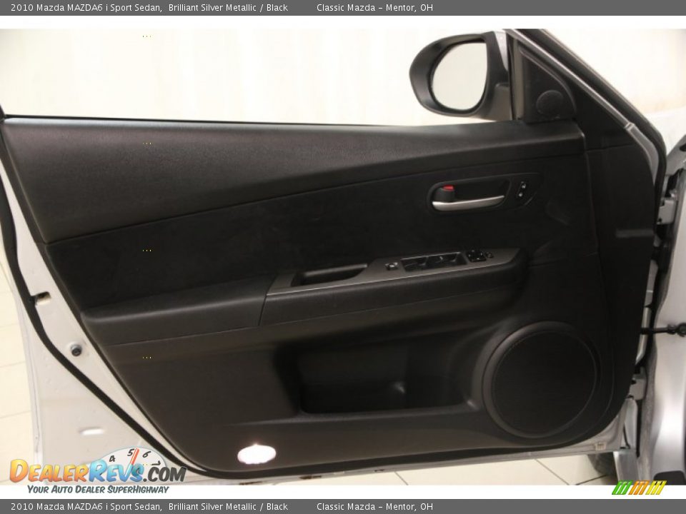 2010 Mazda MAZDA6 i Sport Sedan Brilliant Silver Metallic / Black Photo #4