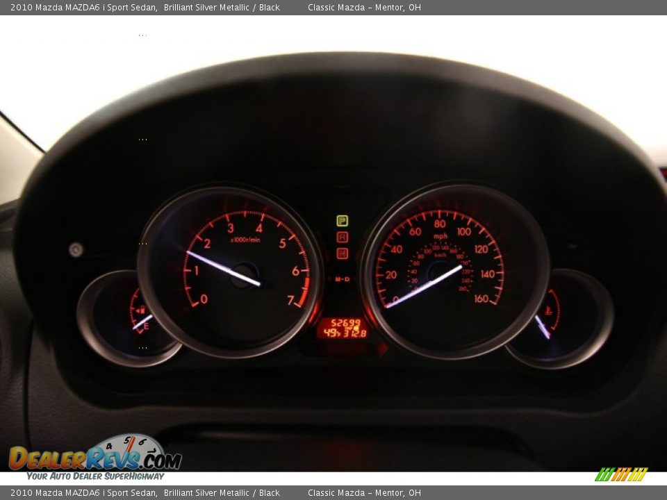 2010 Mazda MAZDA6 i Sport Sedan Brilliant Silver Metallic / Black Photo #7