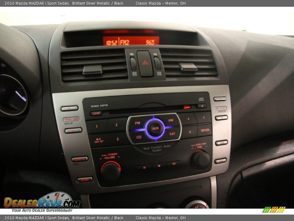 2010 Mazda MAZDA6 i Sport Sedan Brilliant Silver Metallic / Black Photo #9