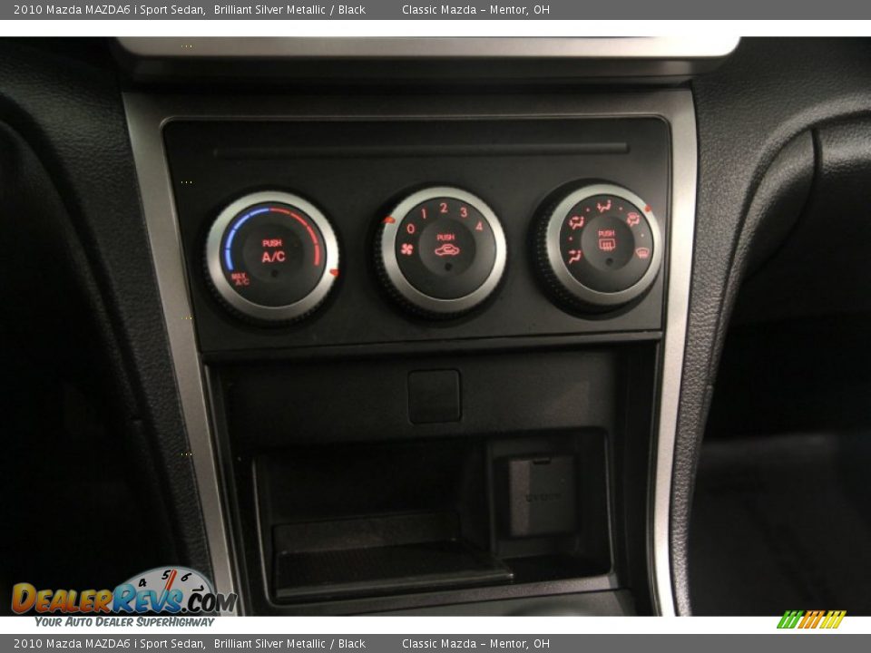 2010 Mazda MAZDA6 i Sport Sedan Brilliant Silver Metallic / Black Photo #10