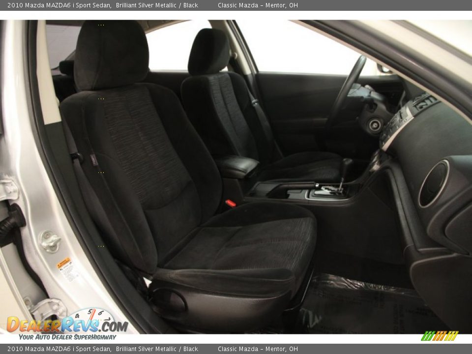 2010 Mazda MAZDA6 i Sport Sedan Brilliant Silver Metallic / Black Photo #13