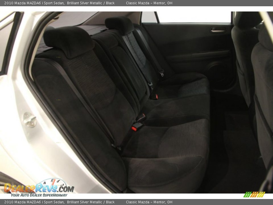 2010 Mazda MAZDA6 i Sport Sedan Brilliant Silver Metallic / Black Photo #14