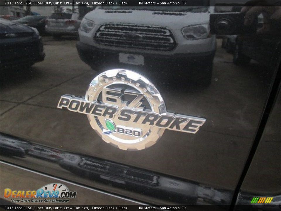 2015 Ford F250 Super Duty Lariat Crew Cab 4x4 Tuxedo Black / Black Photo #5