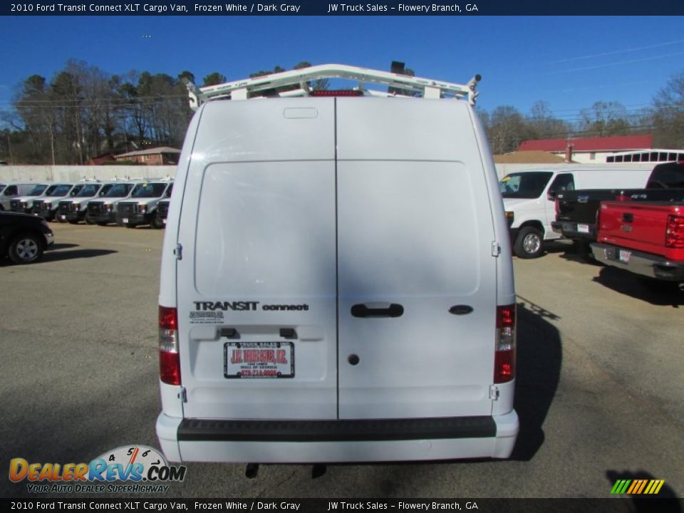2010 Ford Transit Connect XLT Cargo Van Frozen White / Dark Gray Photo #9