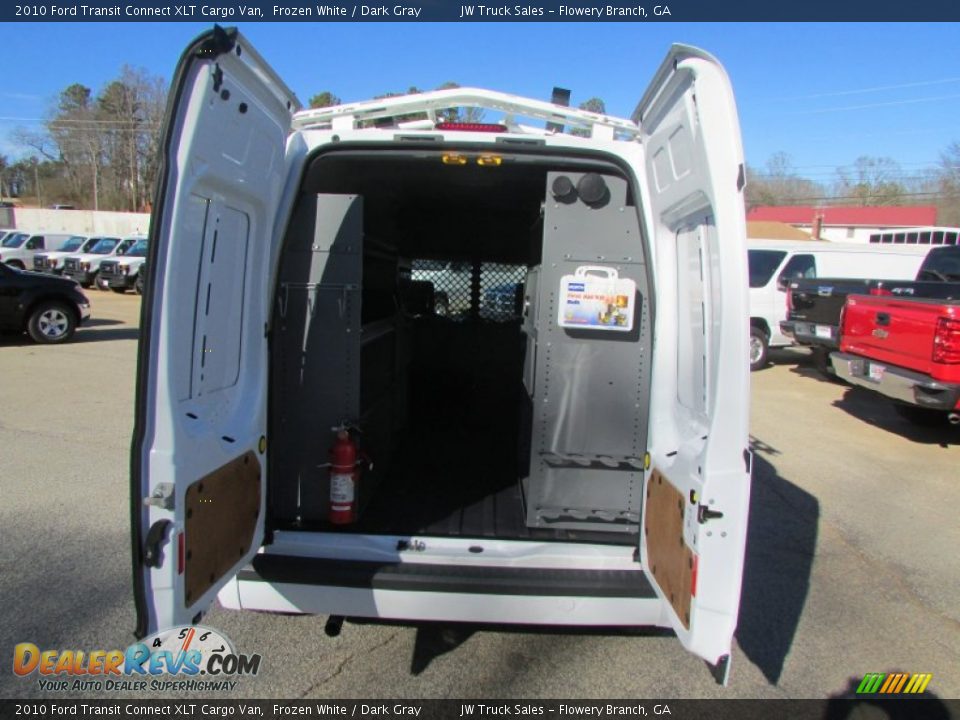 2010 Ford Transit Connect XLT Cargo Van Frozen White / Dark Gray Photo #10