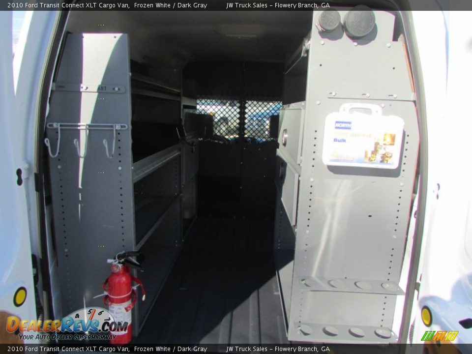 2010 Ford Transit Connect XLT Cargo Van Frozen White / Dark Gray Photo #11