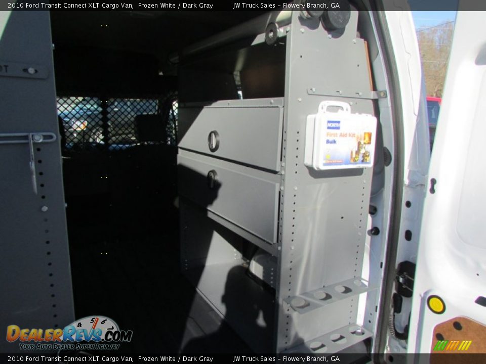 2010 Ford Transit Connect XLT Cargo Van Frozen White / Dark Gray Photo #13
