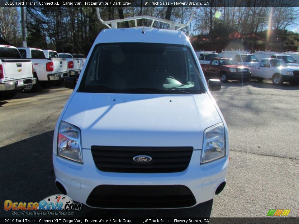 2010 Ford Transit Connect XLT Cargo Van Frozen White / Dark Gray Photo #17