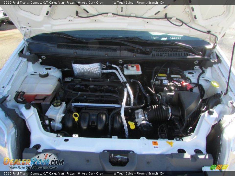 2010 Ford Transit Connect XLT Cargo Van Frozen White / Dark Gray Photo #18