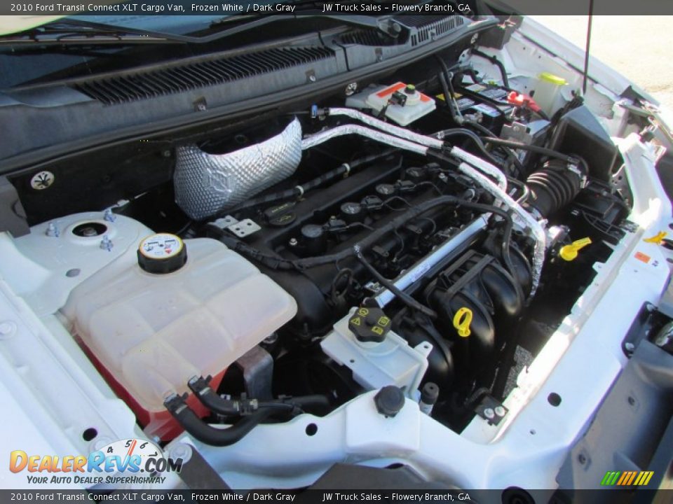 2010 Ford Transit Connect XLT Cargo Van Frozen White / Dark Gray Photo #19