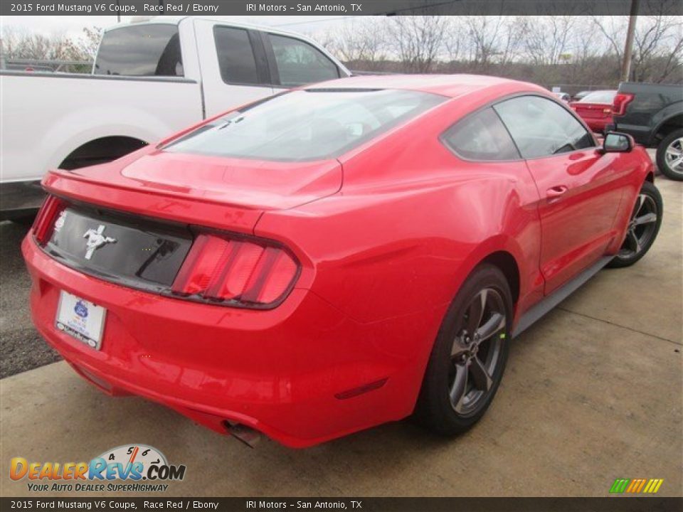 2015 Ford Mustang V6 Coupe Race Red / Ebony Photo #10