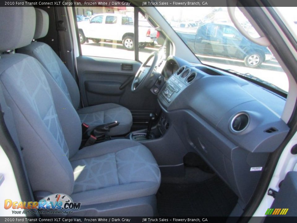 2010 Ford Transit Connect XLT Cargo Van Frozen White / Dark Gray Photo #23