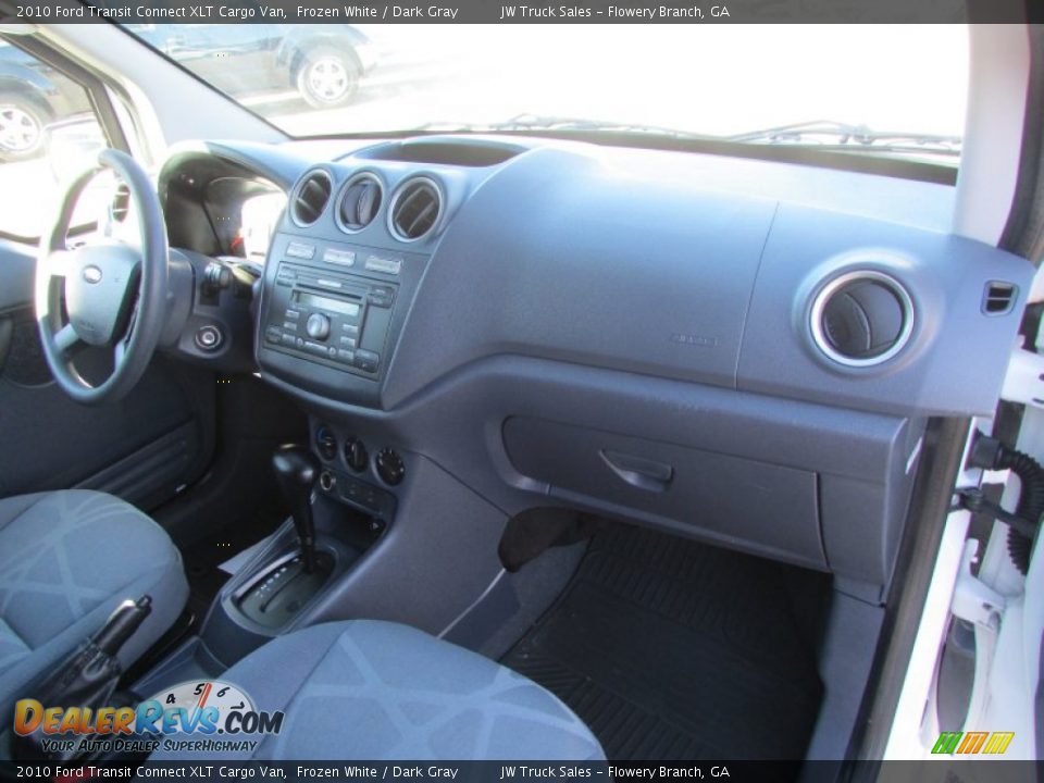 2010 Ford Transit Connect XLT Cargo Van Frozen White / Dark Gray Photo #24
