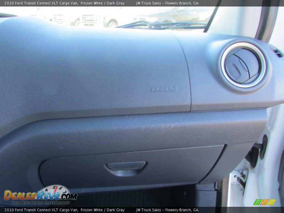 2010 Ford Transit Connect XLT Cargo Van Frozen White / Dark Gray Photo #25
