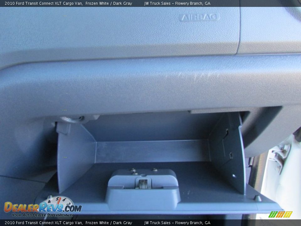 2010 Ford Transit Connect XLT Cargo Van Frozen White / Dark Gray Photo #26