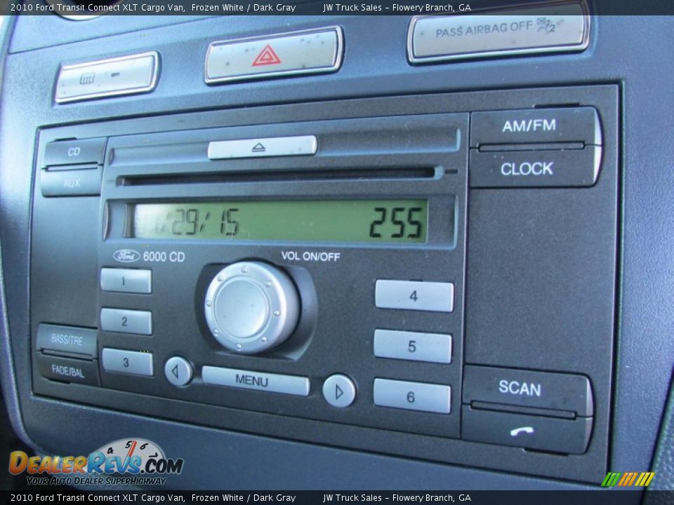 2010 Ford Transit Connect XLT Cargo Van Frozen White / Dark Gray Photo #28