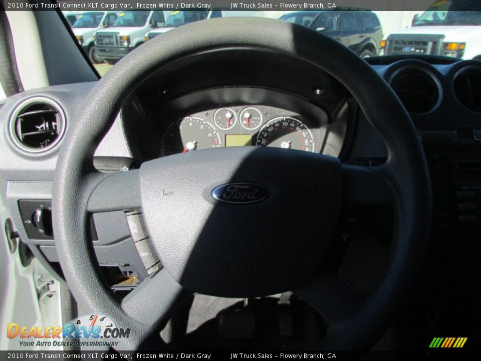 2010 Ford Transit Connect XLT Cargo Van Frozen White / Dark Gray Photo #32