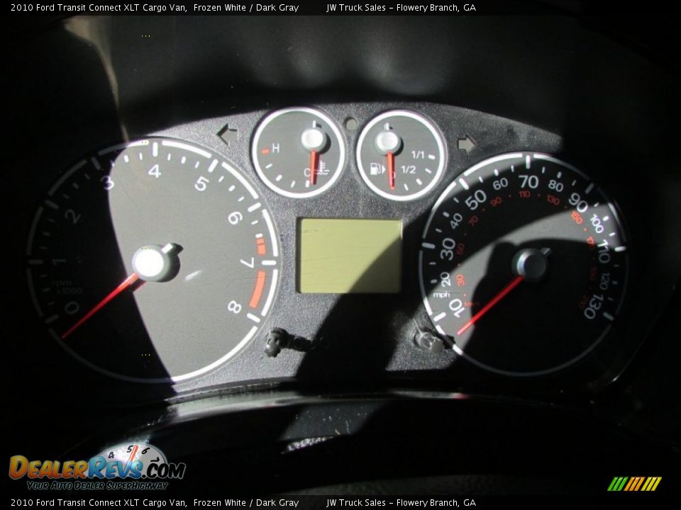 2010 Ford Transit Connect XLT Cargo Van Frozen White / Dark Gray Photo #33