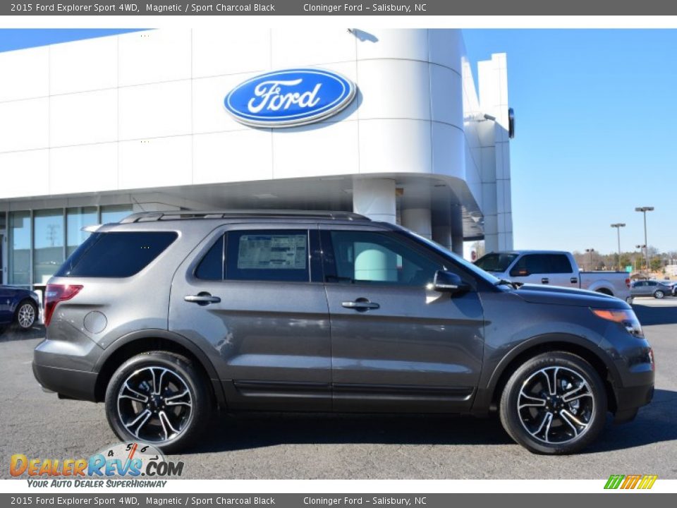 2015 Ford Explorer Sport 4WD Magnetic / Sport Charcoal Black Photo #2