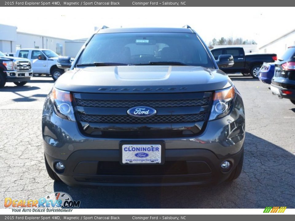 2015 Ford Explorer Sport 4WD Magnetic / Sport Charcoal Black Photo #4