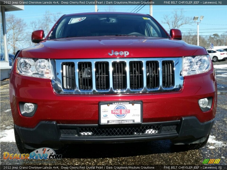 2012 Jeep Grand Cherokee Laredo 4x4 Deep Cherry Red Crystal Pearl / Dark Graystone/Medium Graystone Photo #2