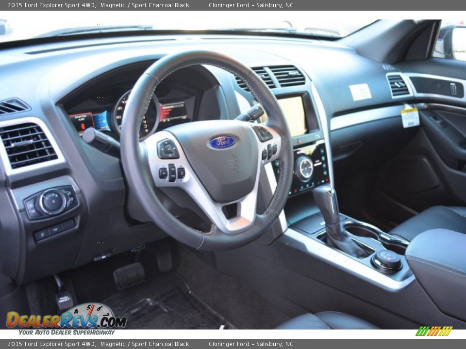 2015 Ford Explorer Sport 4WD Magnetic / Sport Charcoal Black Photo #7