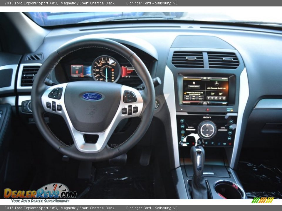 2015 Ford Explorer Sport 4WD Magnetic / Sport Charcoal Black Photo #8