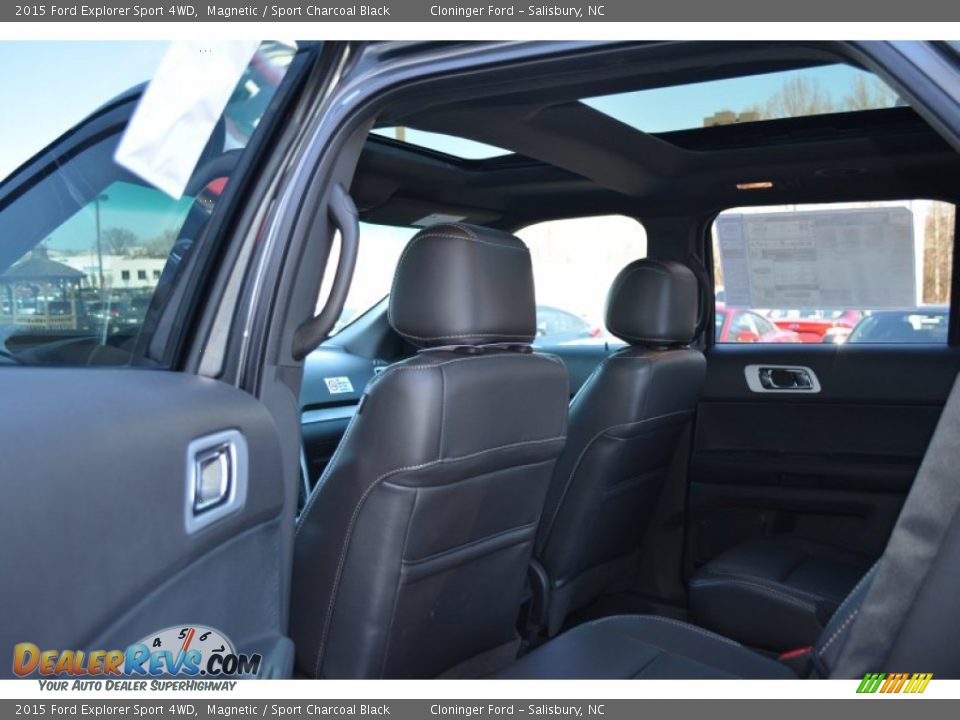 2015 Ford Explorer Sport 4WD Magnetic / Sport Charcoal Black Photo #9