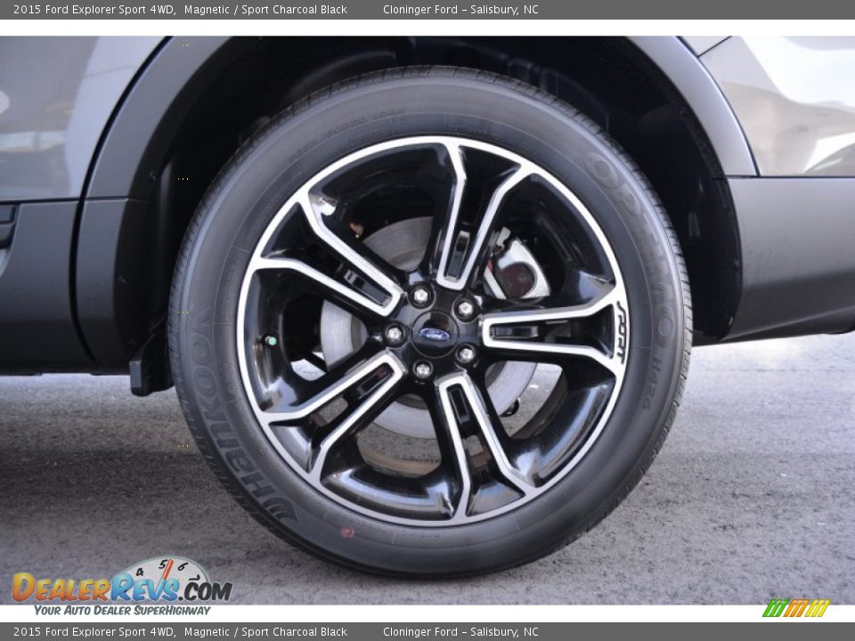 2015 Ford Explorer Sport 4WD Magnetic / Sport Charcoal Black Photo #13