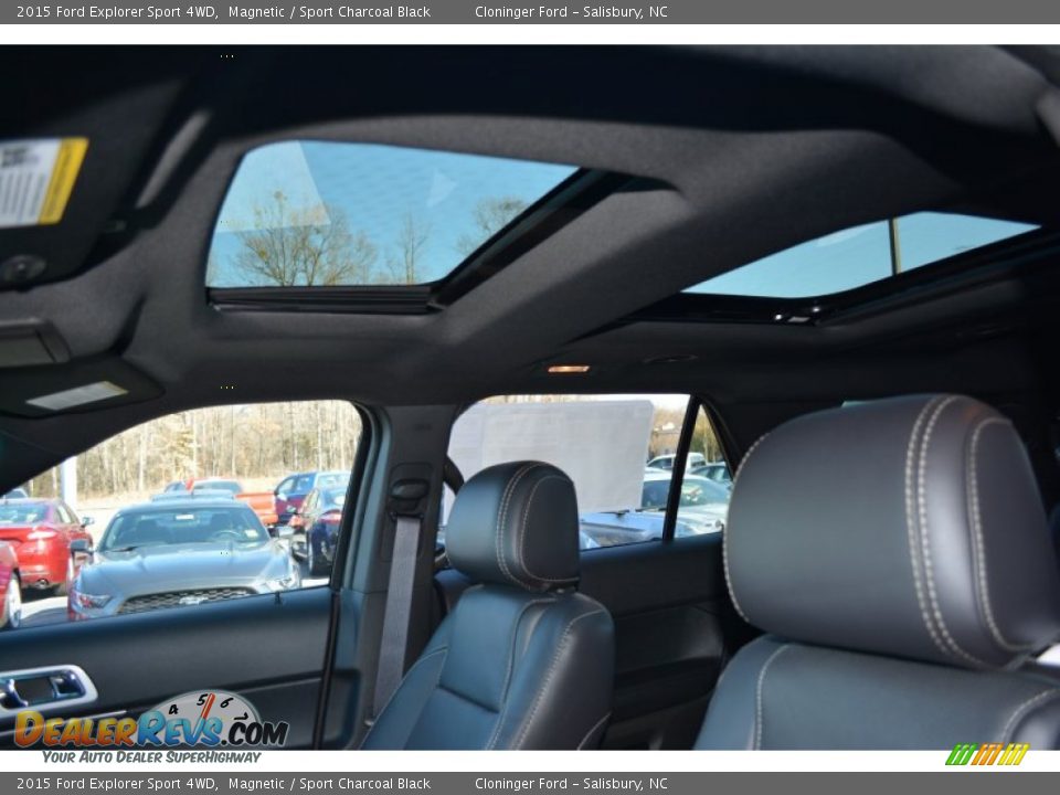 2015 Ford Explorer Sport 4WD Magnetic / Sport Charcoal Black Photo #14