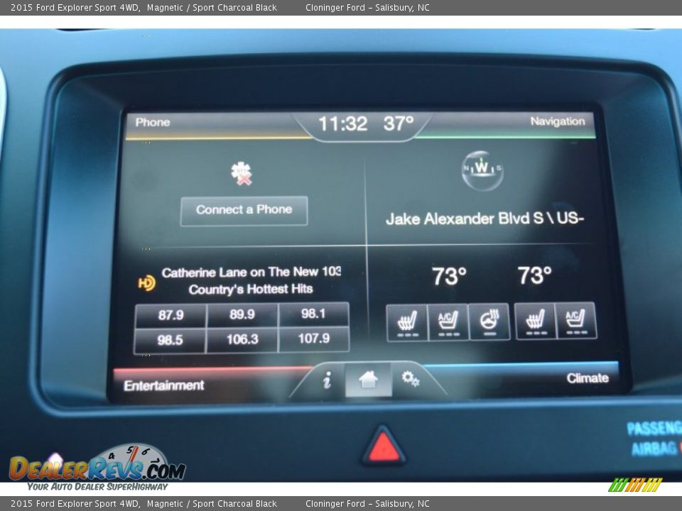 2015 Ford Explorer Sport 4WD Magnetic / Sport Charcoal Black Photo #15