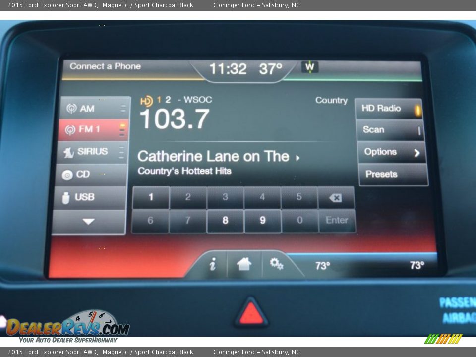 2015 Ford Explorer Sport 4WD Magnetic / Sport Charcoal Black Photo #16