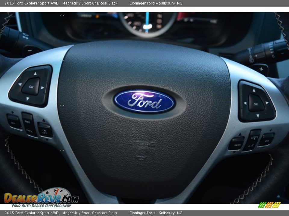 2015 Ford Explorer Sport 4WD Magnetic / Sport Charcoal Black Photo #23