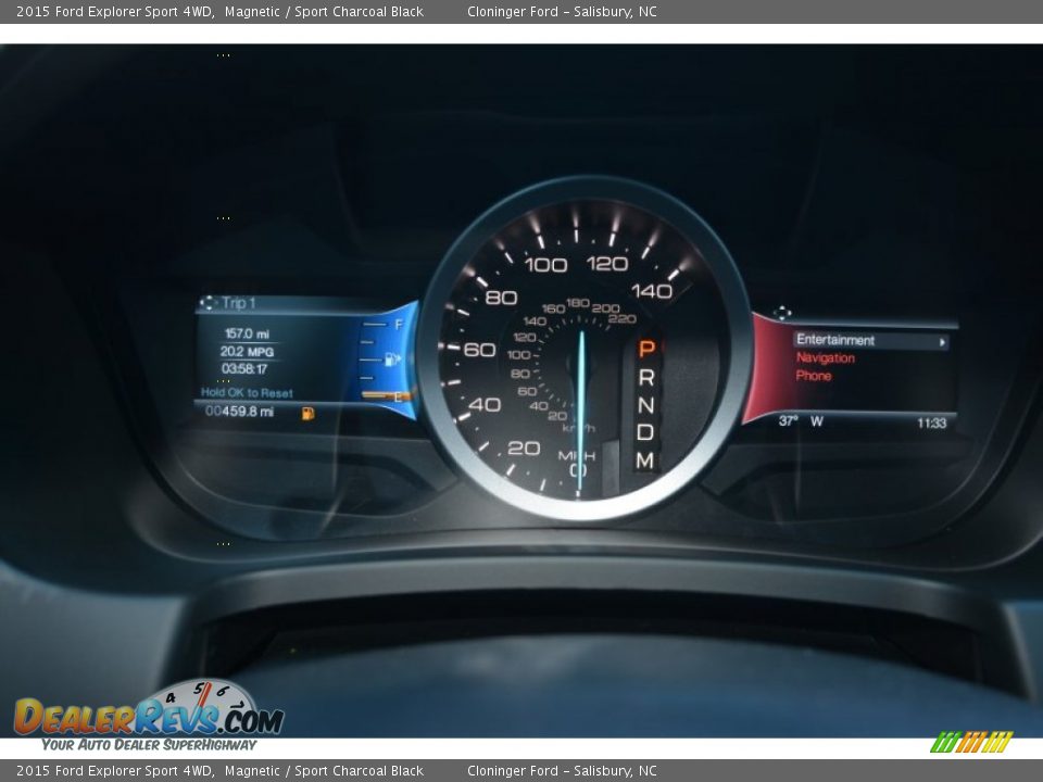 2015 Ford Explorer Sport 4WD Magnetic / Sport Charcoal Black Photo #24